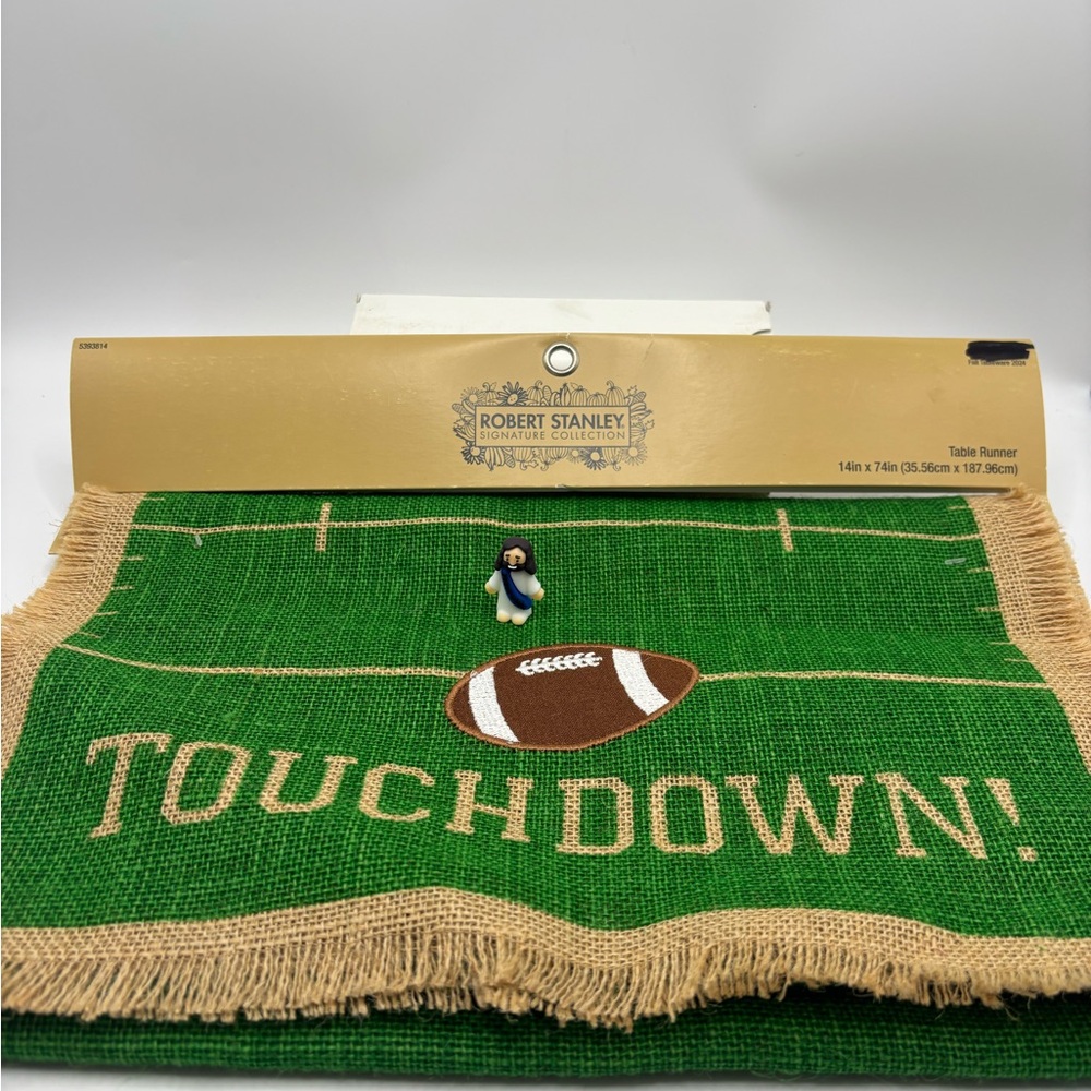 Robert Stanley Green Football Table Runner
